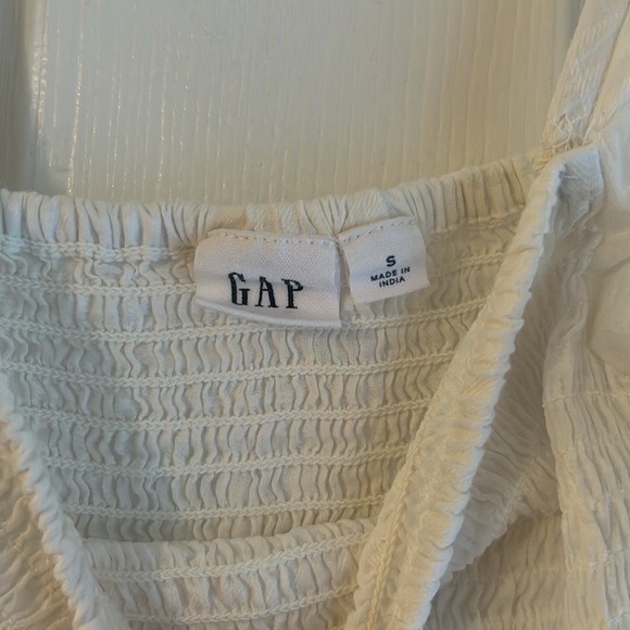 GAP White Midi Dress 100% Cotton - Picture 4 of 5